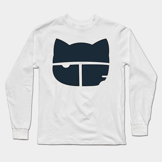 FLCL Haruko's Cat Logo Long Sleeve T-Shirt by citrus